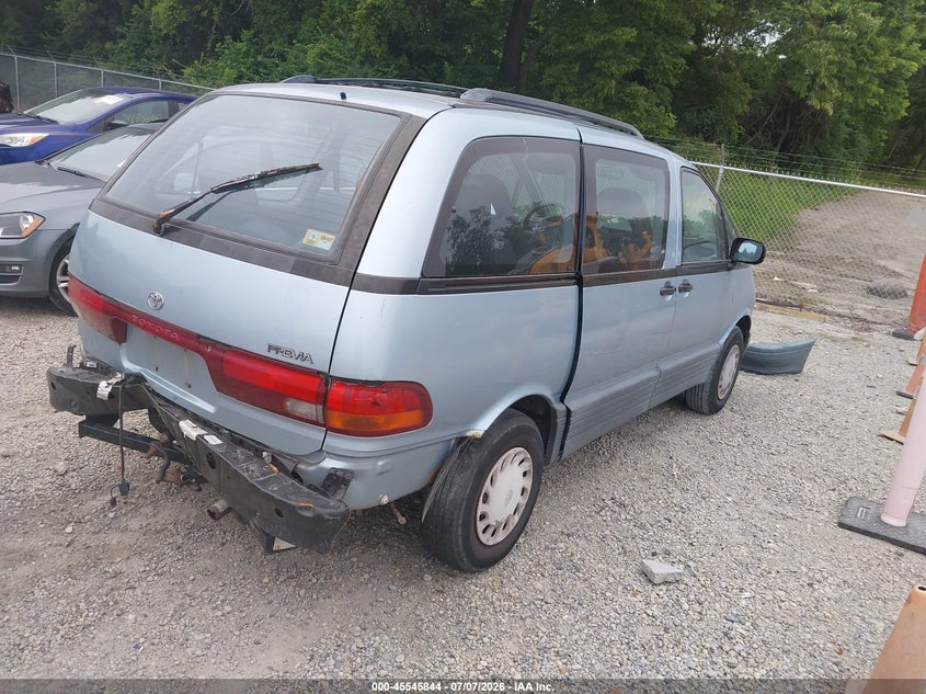 1991 Toyota PREVIA VIN JT3AC11R7M0033408 IAAI salvage auction — REAR END, Salvage (Ohio), sold $700 on 2026-07-26 (photo 4)