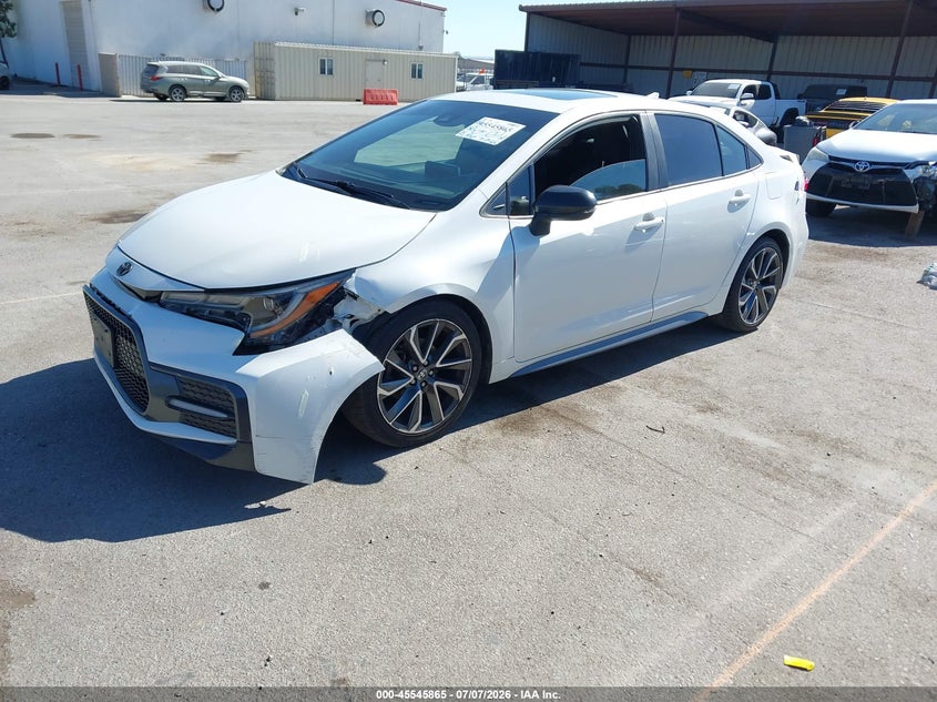 2021 Toyota Corolla VIN 5YFP4MCE8MP085425 IAAI salvage auction — FRONT & REAR, Salvage Title, sold $7,200 on 2026-07-28 (photo 2)