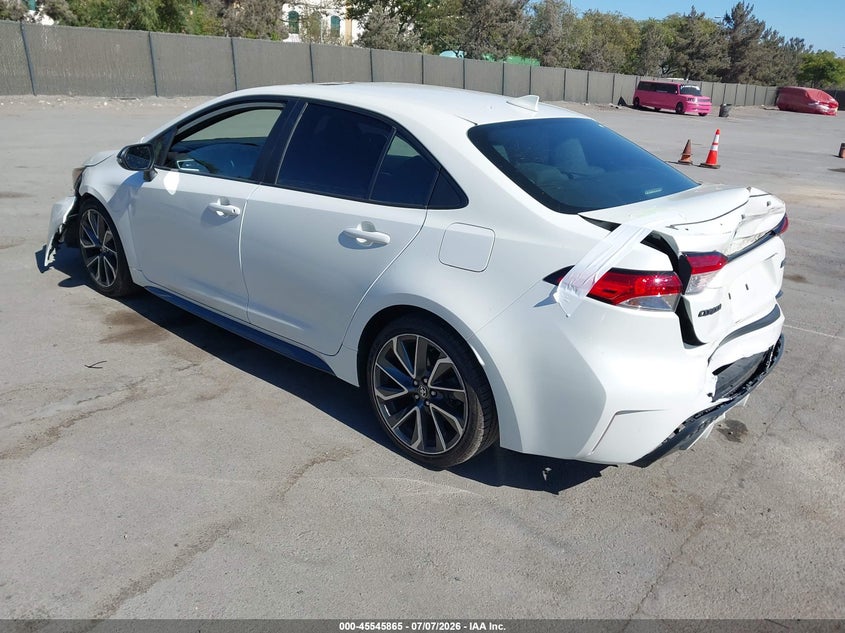 2021 Toyota Corolla VIN 5YFP4MCE8MP085425 IAAI salvage auction — FRONT & REAR, Salvage Title, sold $7,200 on 2026-07-28 (photo 3)