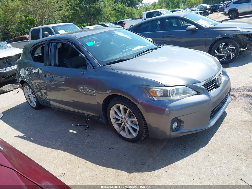 2012 Lexus Ct VIN JTHKD5BH6C2087729 IAAI salvage auction — ALL OVER, Salvage (Kansas), sold $1,650 on 2026-08-02 (photo 1)
