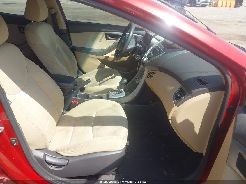 2011 Hyundai Elantra VIN KMHDH4AE3BU093289 IAAI salvage auction — NORMAL WEAR, Clear (Maryland), sold $750 on 2026-07-07 (photo 5)