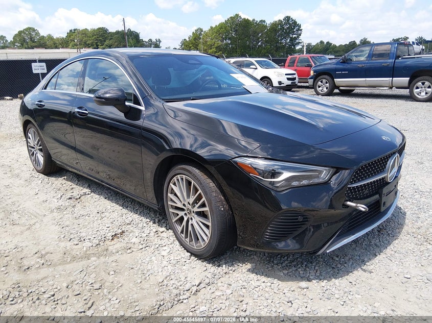 2025 Mercedes-benz Cla-class VIN W1K5J4HB8SN511385 IAAI salvage auction — LEFT SIDE, Enterprise Vehicles Clear Only (Kentucky), sold $14,750 on 2026-07-08 (photo 1)