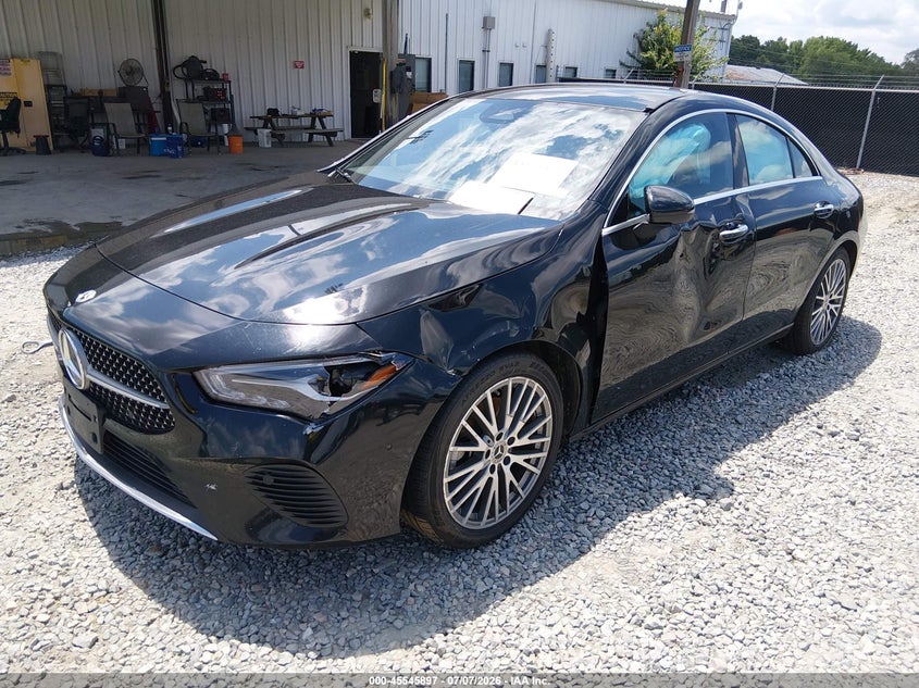 2025 Mercedes-benz Cla-class VIN W1K5J4HB8SN511385 IAAI salvage auction — LEFT SIDE, Enterprise Vehicles Clear Only (Kentucky), sold $14,750 on 2026-07-08 (photo 2)