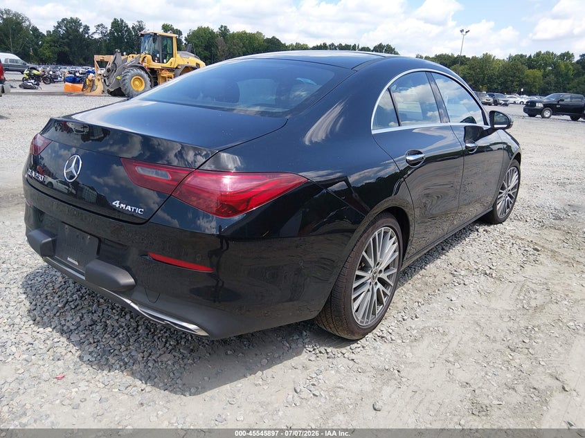 2025 Mercedes-benz Cla-class VIN W1K5J4HB8SN511385 IAAI salvage auction — LEFT SIDE, Enterprise Vehicles Clear Only (Kentucky), sold $14,750 on 2026-07-08 (photo 4)