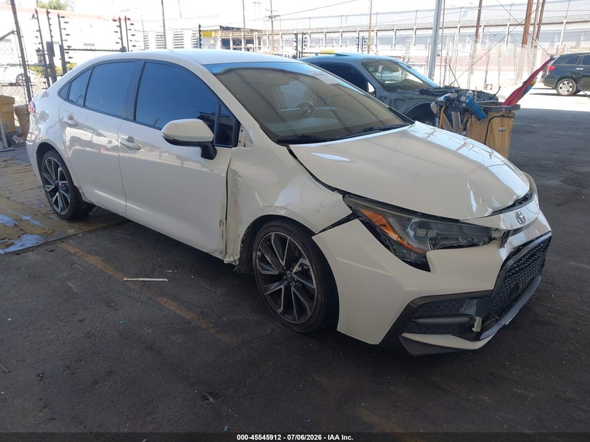 2022 Toyota Corolla VIN JTDS4MCE7N3502344 IAAI salvage auction — FRONT END, Salvage (California), sold $3,850 on 2026-07-28 (photo 1)