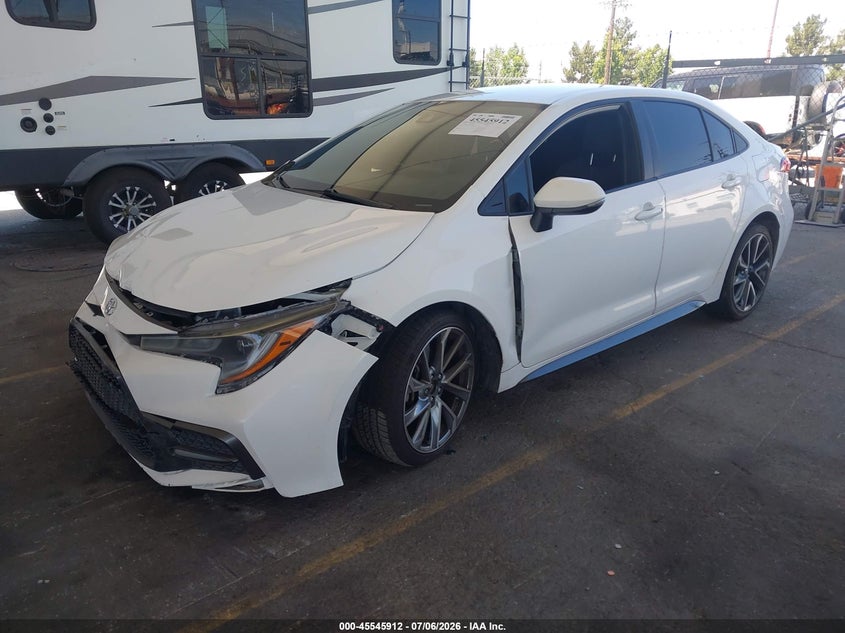 2022 Toyota Corolla VIN JTDS4MCE7N3502344 IAAI salvage auction — FRONT END, Salvage (California), sold $3,850 on 2026-07-28 (photo 2)