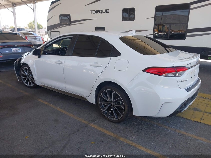 2022 Toyota Corolla VIN JTDS4MCE7N3502344 IAAI salvage auction — FRONT END, Salvage (California), sold $3,850 on 2026-07-28 (photo 3)