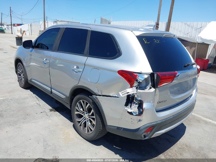 2018 Mitsubishi Outlander VIN JA4AZ3A37JZ052916 IAAI salvage auction — REAR END, Salvage Title, sold $2,325 on 2026-07-29 (photo 6)