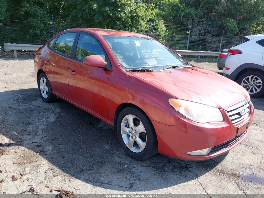 2008 Hyundai Elantra VIN KMHDU46D38U499299 IAAI salvage auction — NORMAL WEAR, Clear (North Carolina), sold $275 on 2026-07-30 (photo 1)
