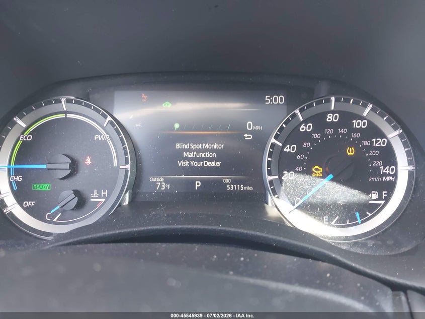 2023 Toyota Highlander VIN 5TDKBRCH5PS119954 IAAI salvage auction — RIGHT REAR, Salvage Title, sold $22,600 on 2026-07-27 (photo 7)