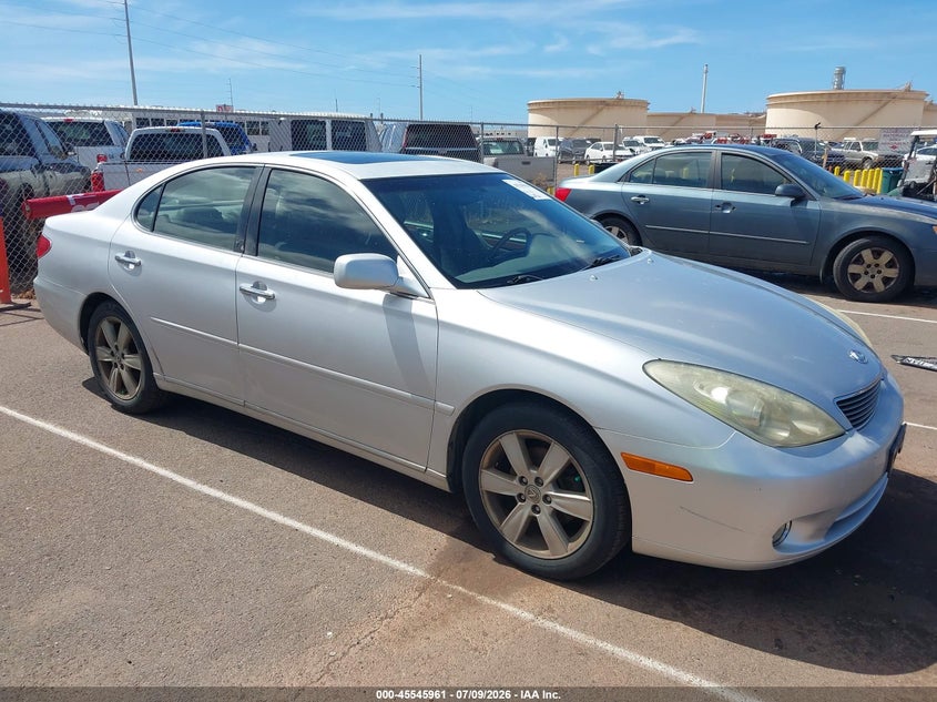2005 Lexus Es 330 VIN JTHBA30G255100274 IAAI salvage auction — NORMAL WEAR, Clear (Hawaii), sold $400 on 2026-07-28 (photo 1)