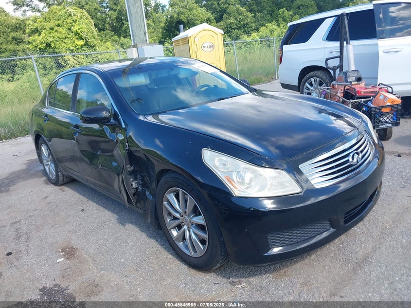 2007 Infiniti G35 VIN JNKBV61E67M717785 IAAI salvage auction — SIDE, Salvage (Louisiana), sold $375 on 2026-07-28 (photo 1)