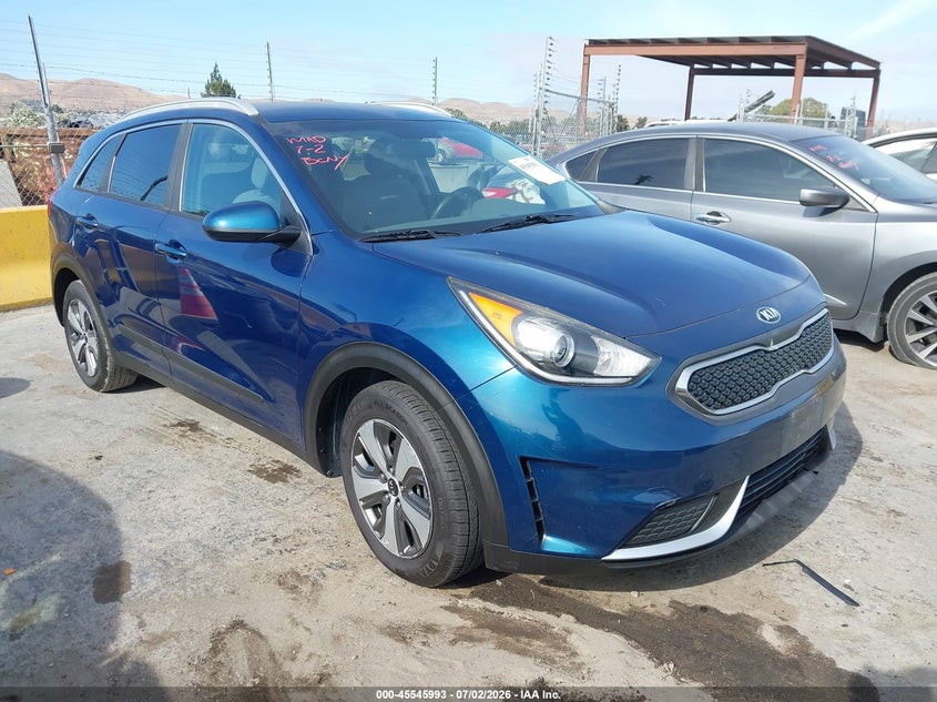 2017 Kia Niro VIN KNDCB3LC2H5104244 IAAI salvage auction — NORMAL WEAR, Clear - Dealer Only (California), sold $2,900 on 2026-07-09 (photo 1)