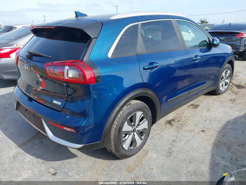 2017 Kia Niro VIN KNDCB3LC2H5104244 IAAI salvage auction — NORMAL WEAR, Clear - Dealer Only (California), sold $2,900 on 2026-07-09 (photo 4)