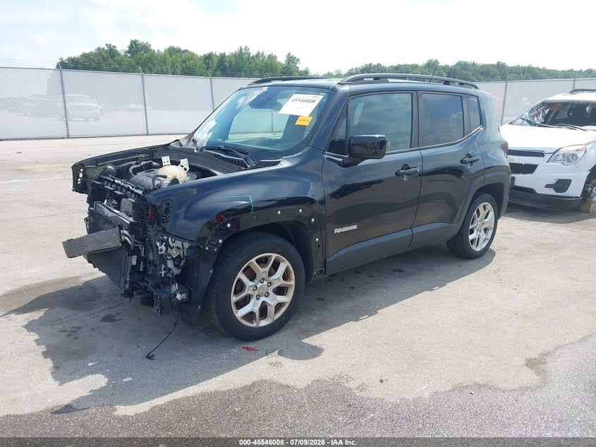 2017 Jeep Renegade VIN ZACCJABB0HPF28173 IAAI salvage auction — FRONT END, Salvage Title, sold $475 on 2026-08-20 (photo 2)
