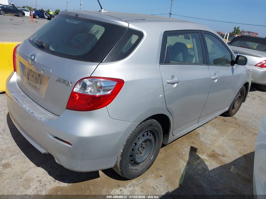 2009 Toyota Matrix VIN 2T1KU40E89C173686 IAAI salvage auction — NORMAL WEAR, Clear - Dealer Only (California), sold $850 on 2026-07-09 (photo 4)