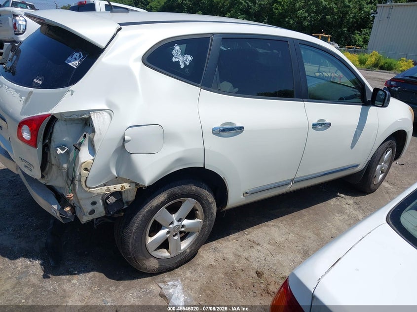 2012 Nissan Rogue VIN JN8AS5MV7CW363273 IAAI salvage auction — REAR END, Clear (Massachusetts), sold $25 on 2026-07-21 (photo 4)