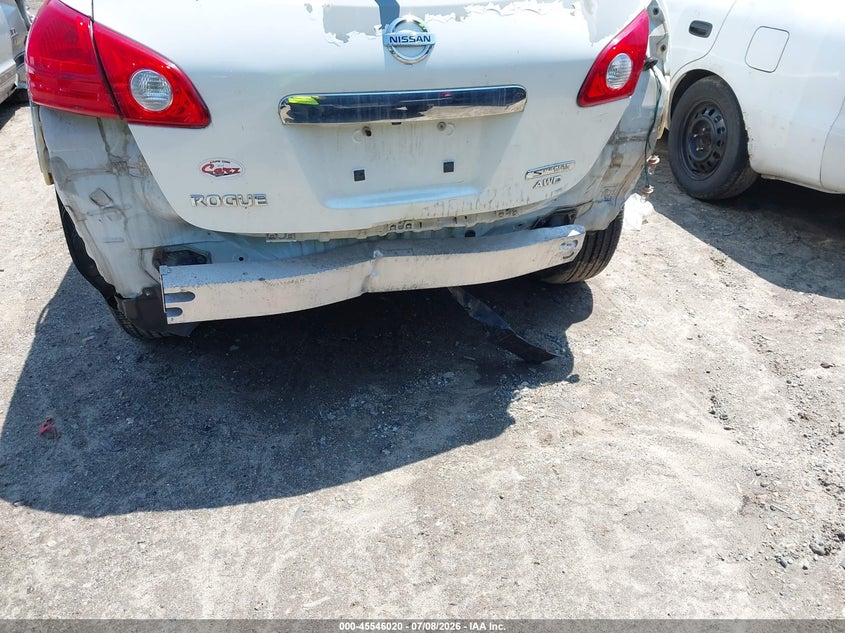 2012 Nissan Rogue VIN JN8AS5MV7CW363273 IAAI salvage auction — REAR END, Clear (Massachusetts), sold $25 on 2026-07-21 (photo 6)