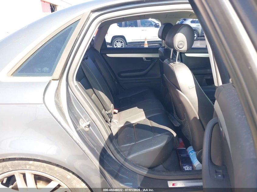 2008 Audi A4 VIN WAUEF78E68A163624 IAAI salvage auction — FRONT END, Clear (Oregon), sold $275 on 2026-07-09 (photo 8)