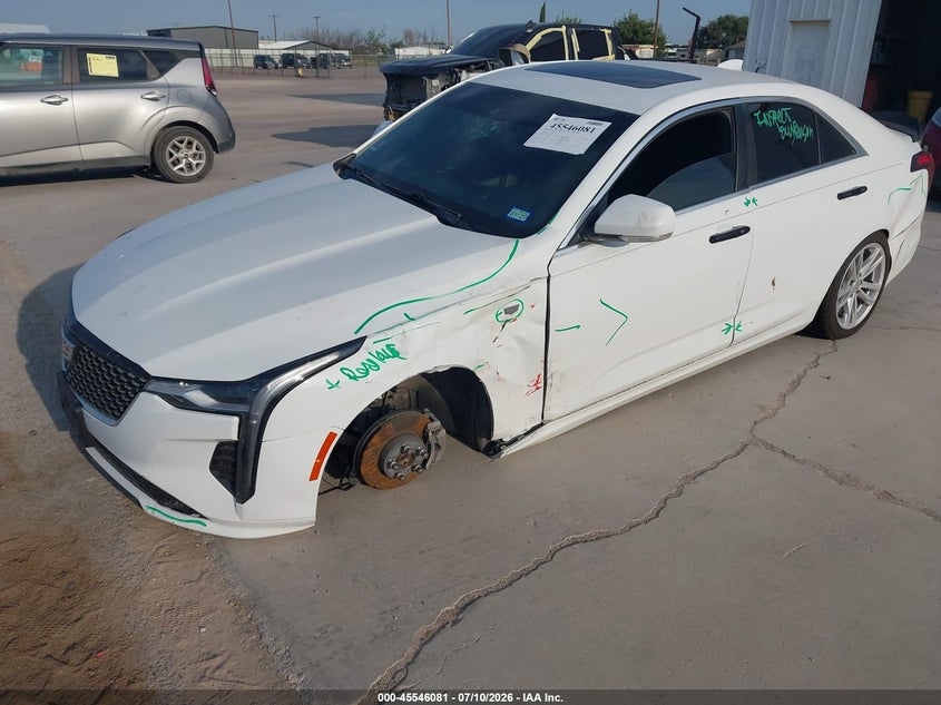 2023 Cadillac Ct4 VIN 1G6DJ5RK1P0113551 IAAI salvage auction — LEFT & RIGHT, Wait Title, sold $5,250 on 2026-08-22 (photo 2)