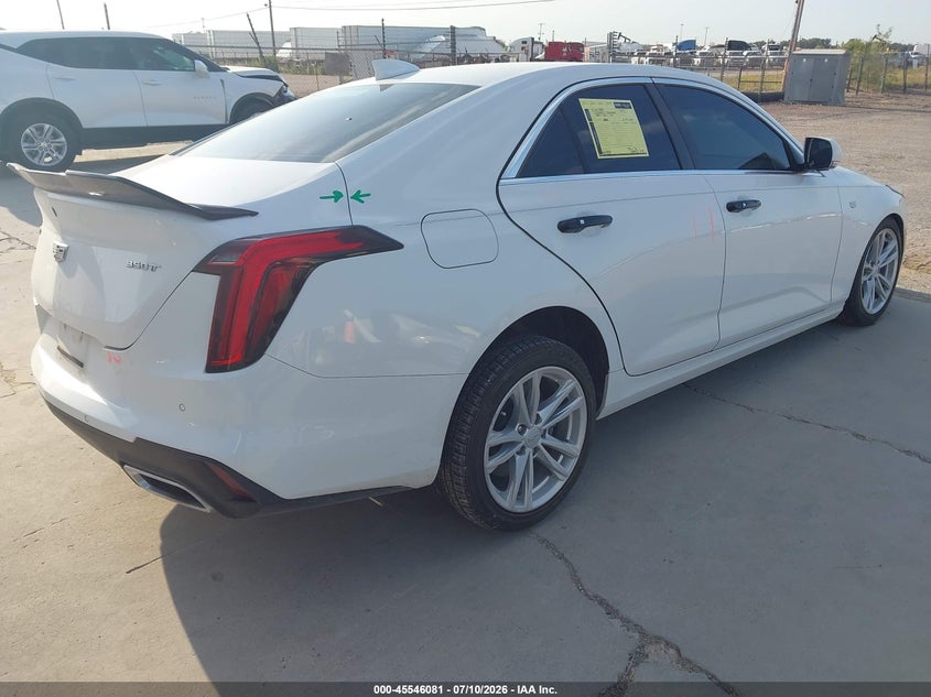 2023 Cadillac Ct4 VIN 1G6DJ5RK1P0113551 IAAI salvage auction — LEFT & RIGHT, Wait Title, sold $5,250 on 2026-08-22 (photo 4)