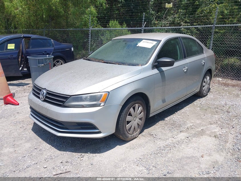 2015 Volkswagen Jetta VIN 3VW2K7AJ8FM253802 IAAI salvage auction — NORMAL WEAR, Clear (Mississippi), sold $525 on 2026-07-10 (photo 2)
