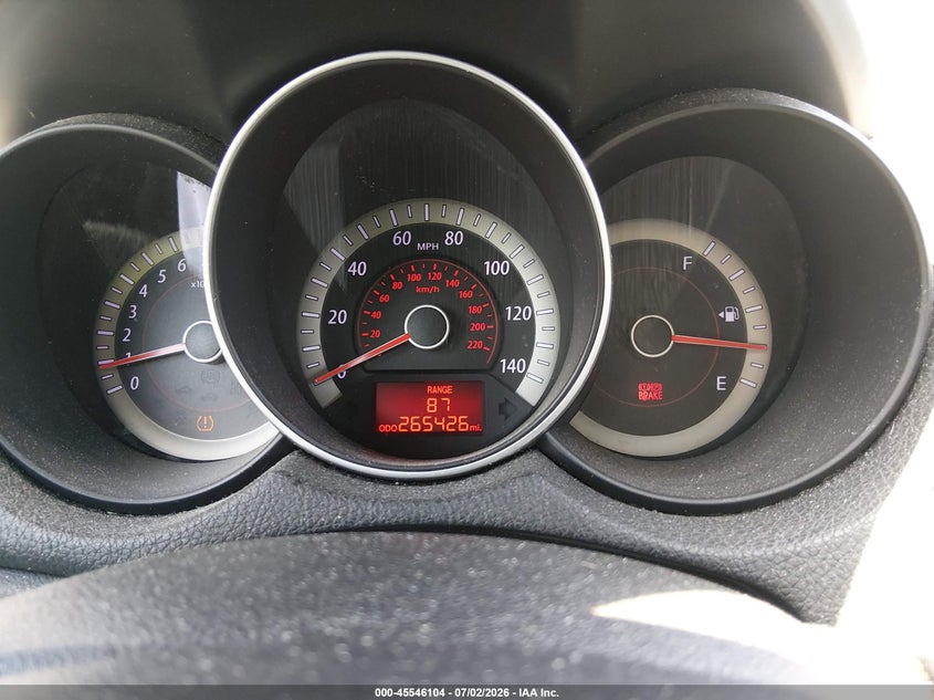 2011 Kia Forte VIN KNAFU6A20B5330600 IAAI salvage auction — NORMAL WEAR, Clear (Michigan), sold $100 on 2026-07-17 (photo 7)
