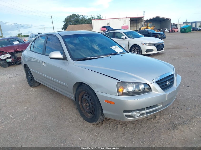 2005 Hyundai Elantra VIN KMHDN46D25U094916 IAAI salvage auction — REAR END, Rebuildable (Florida), sold $250 on 2026-07-28 (photo 1)