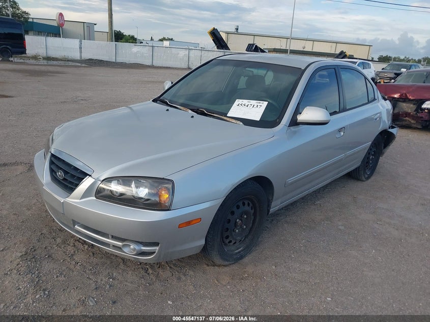 2005 Hyundai Elantra VIN KMHDN46D25U094916 IAAI salvage auction — REAR END, Rebuildable (Florida), sold $250 on 2026-07-28 (photo 2)