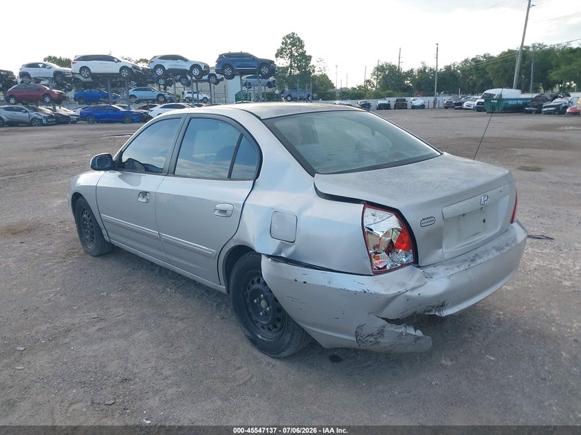 2005 Hyundai Elantra VIN KMHDN46D25U094916 IAAI salvage auction — REAR END, Rebuildable (Florida), sold $250 on 2026-07-28 (photo 3)