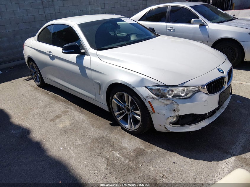 2015 BMW 4er VIN WBA3T3C55FP939610 IAAI salvage auction — RIGHT FRONT, Salvage (California), sold $6,500 on 2026-08-15 (photo 1)