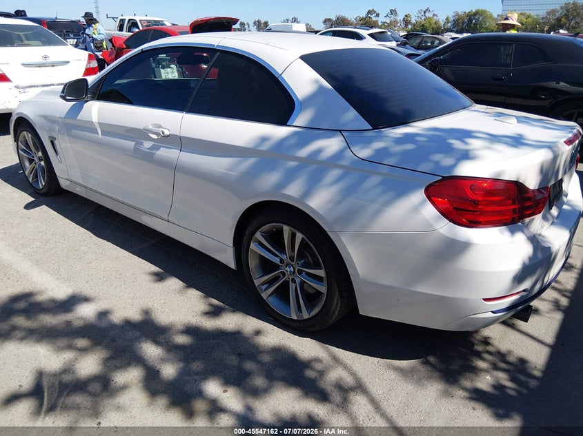 2015 BMW 4er VIN WBA3T3C55FP939610 IAAI salvage auction — RIGHT FRONT, Salvage (California), sold $6,500 on 2026-08-15 (photo 3)