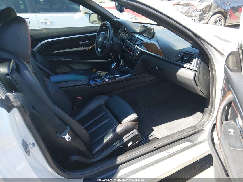 2015 BMW 4er VIN WBA3T3C55FP939610 IAAI salvage auction — RIGHT FRONT, Salvage (California), sold $6,500 on 2026-08-15 (photo 5)