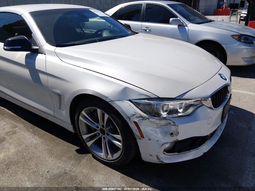 2015 BMW 4er VIN WBA3T3C55FP939610 IAAI salvage auction — RIGHT FRONT, Salvage (California), sold $6,500 on 2026-08-15 (photo 6)