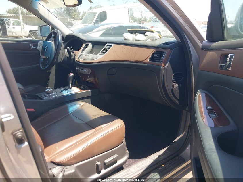 2011 Hyundai Genesis VIN KMHGC4DE0BU140401 IAAI salvage auction — FRONT END, Salvage (California), sold $500 on 2026-07-22 (photo 5)