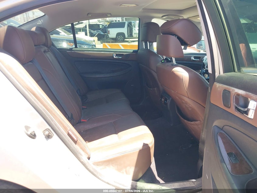 2011 Hyundai Genesis VIN KMHGC4DE0BU140401 IAAI salvage auction — FRONT END, Salvage (California), sold $500 on 2026-07-22 (photo 8)