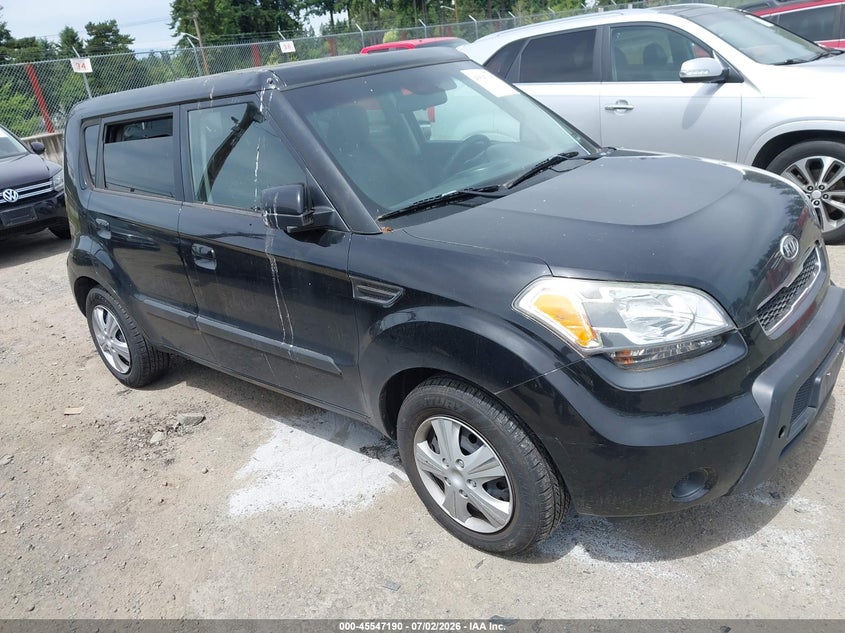 2010 Kia Soul VIN KNDJT2A29A7125675 IAAI salvage auction — NORMAL WEAR, Clear (Washington), sold $375 on 2026-07-29 (photo 1)
