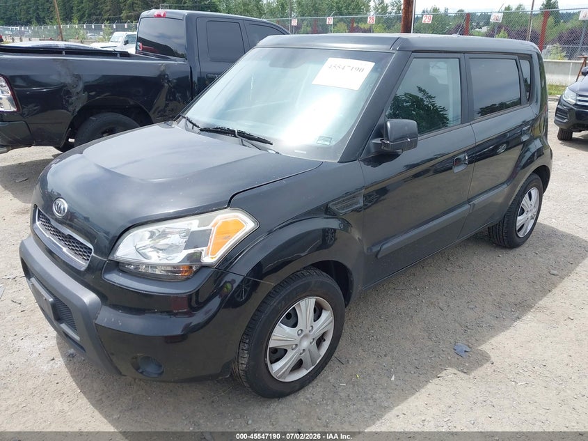2010 Kia Soul VIN KNDJT2A29A7125675 IAAI salvage auction — NORMAL WEAR, Clear (Washington), sold $375 on 2026-07-29 (photo 2)