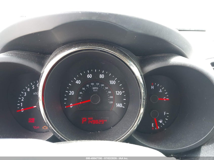 2010 Kia Soul VIN KNDJT2A29A7125675 IAAI salvage auction — NORMAL WEAR, Clear (Washington), sold $375 on 2026-07-29 (photo 7)