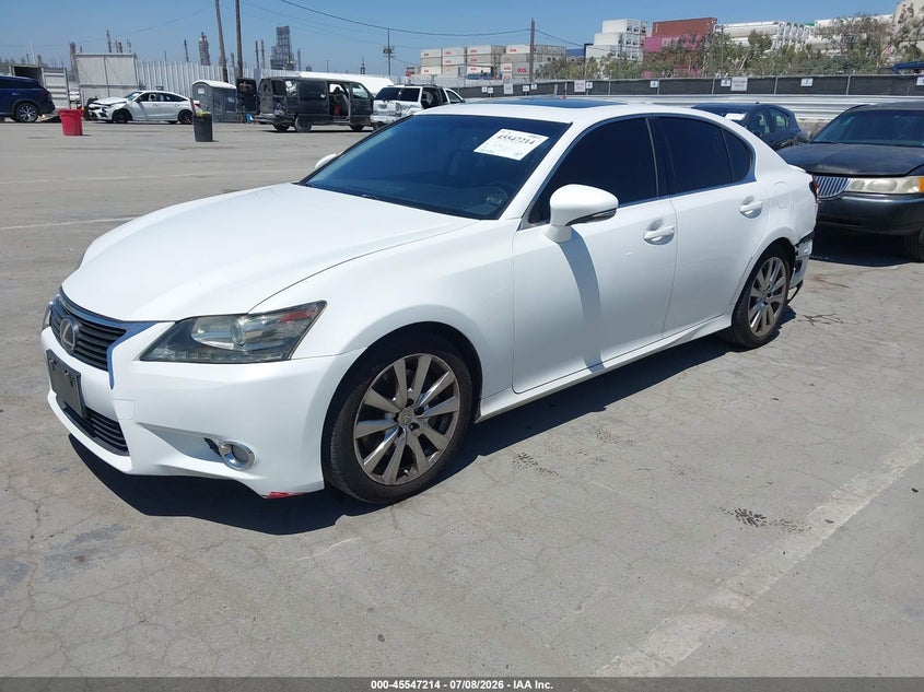 2015 Lexus Gs VIN JTHBE1BL2FA012823 IAAI salvage auction — LEFT REAR, Salvage (California), sold $5,500 on 2026-07-29 (photo 2)