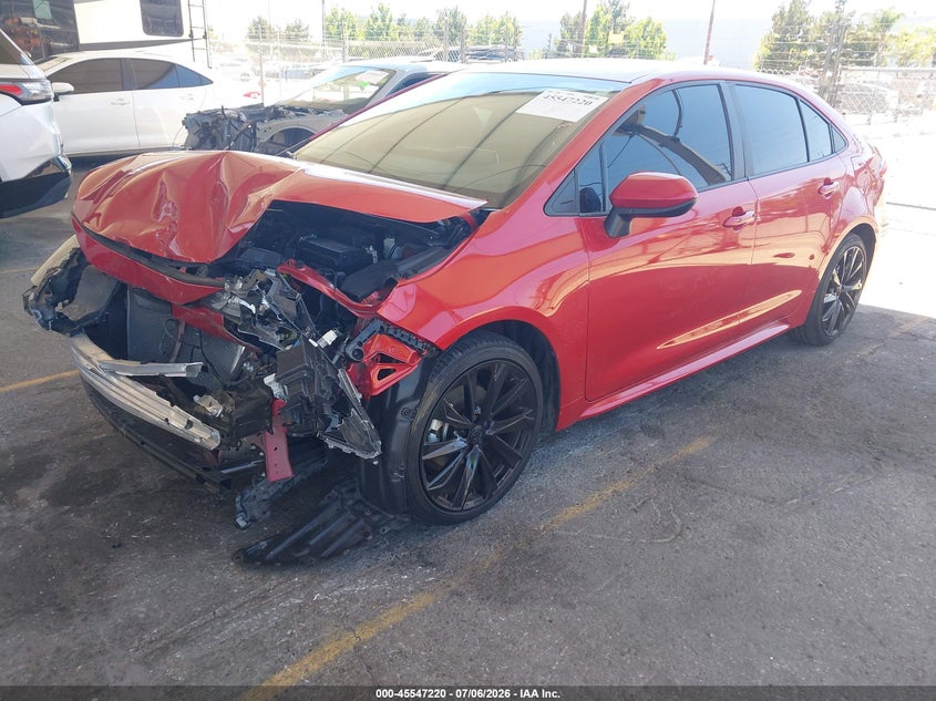 2020 Toyota Corolla VIN 5YFEPRAE0LP015639 IAAI salvage auction — FRONT END, Salvage Title, sold $2,600 on 2026-08-01 (photo 2)