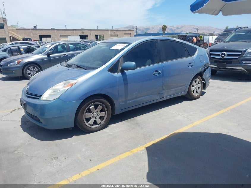 2004 Toyota Prius VIN JTDKB20U240060692 IAAI salvage auction — REAR END, Salvage (California), sold $500 on 2026-07-31 (photo 2)