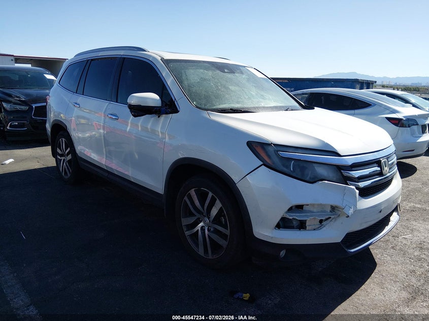 2017 Honda Pilot VIN 5FNYF5H93HB025148 IAAI salvage auction — BIO HAZARD, Nrc Lienholder Repossession Paperwork (Nevada), sold $3,300 on 2026-07-24 (photo 1)