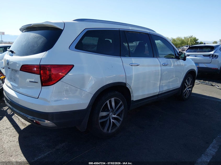 2017 Honda Pilot VIN 5FNYF5H93HB025148 IAAI salvage auction — BIO HAZARD, Nrc Lienholder Repossession Paperwork (Nevada), sold $3,300 on 2026-07-24 (photo 4)