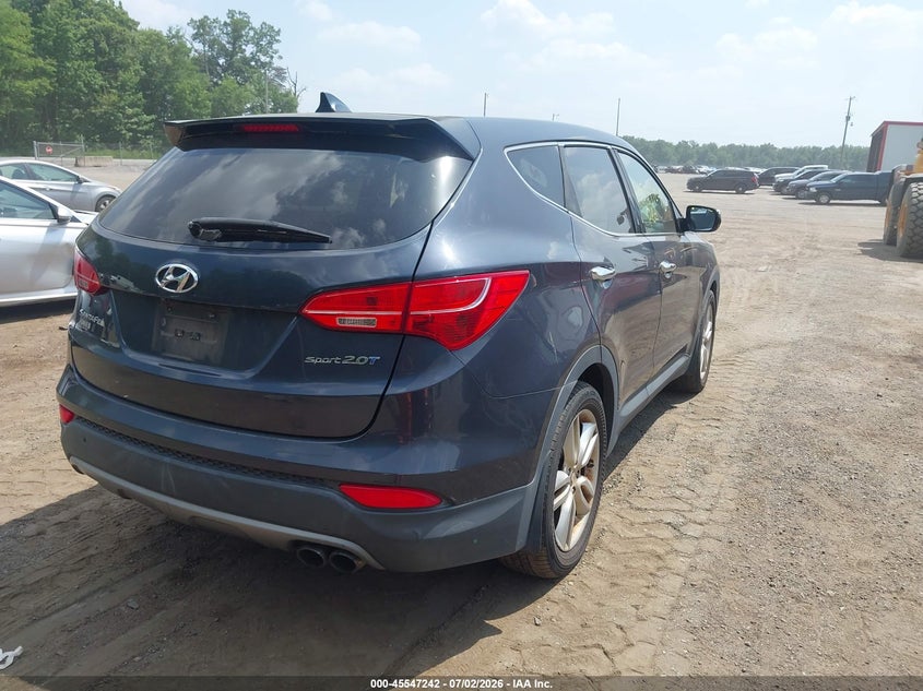 2013 Hyundai Santa fe VIN 5XYZW3LA6DG008261 IAAI salvage auction — NORMAL WEAR, Clear (Virginia), sold $1,700 on 2026-07-29 (photo 4)