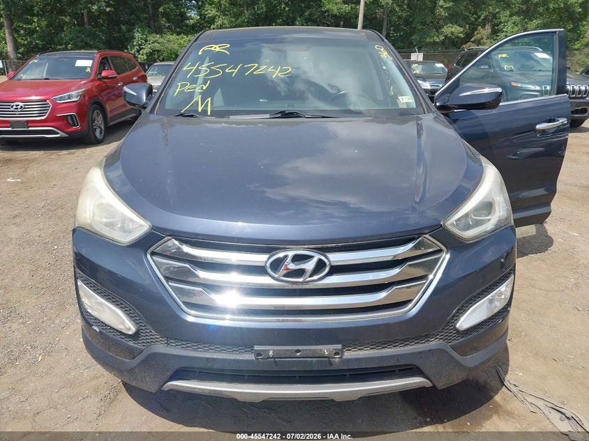 2013 Hyundai Santa fe VIN 5XYZW3LA6DG008261 IAAI salvage auction — NORMAL WEAR, Clear (Virginia), sold $1,700 on 2026-07-29 (photo 6)