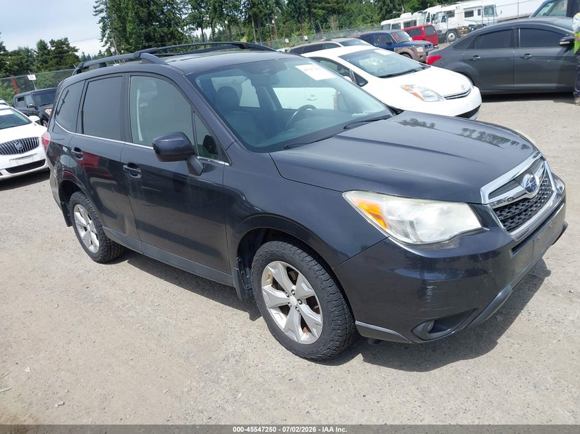 2014 Subaru Forester VIN JF2SJAHC9EH418058 IAAI salvage auction — NORMAL WEAR, Clear (Virginia), sold $825 on 2026-07-29 (photo 1)