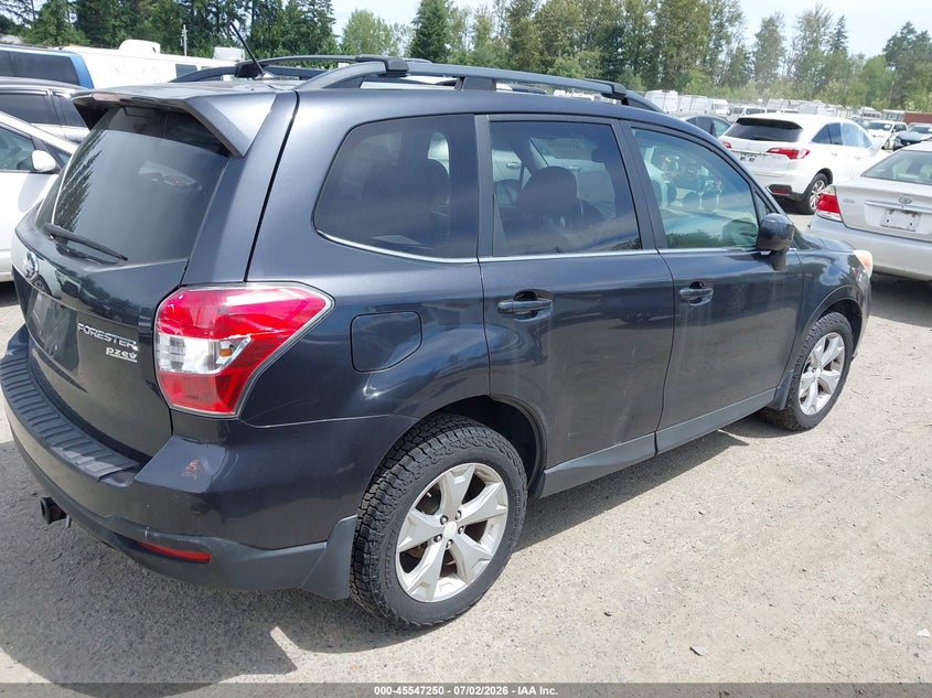 2014 Subaru Forester VIN JF2SJAHC9EH418058 IAAI salvage auction — NORMAL WEAR, Clear (Virginia), sold $825 on 2026-07-29 (photo 4)