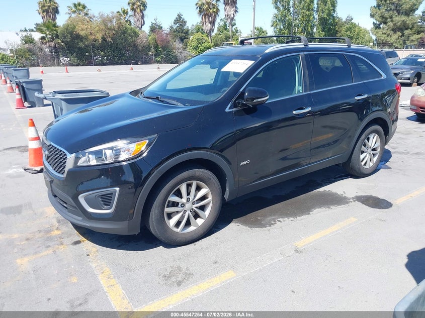 2016 Kia Sorento VIN 5XYPGDA39GG021007 IAAI salvage auction — NORMAL WEAR, Clear - Dealer Only (California), sold $1,850 on 2026-07-20 (photo 2)