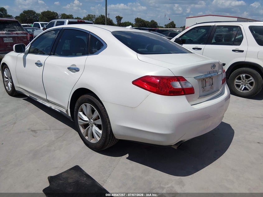 2011 Infiniti M37 VIN JN1BY1AP2BM325637 IAAI salvage auction — FRONT END, Salvage (Texas), sold $450 on 2026-07-28 (photo 3)